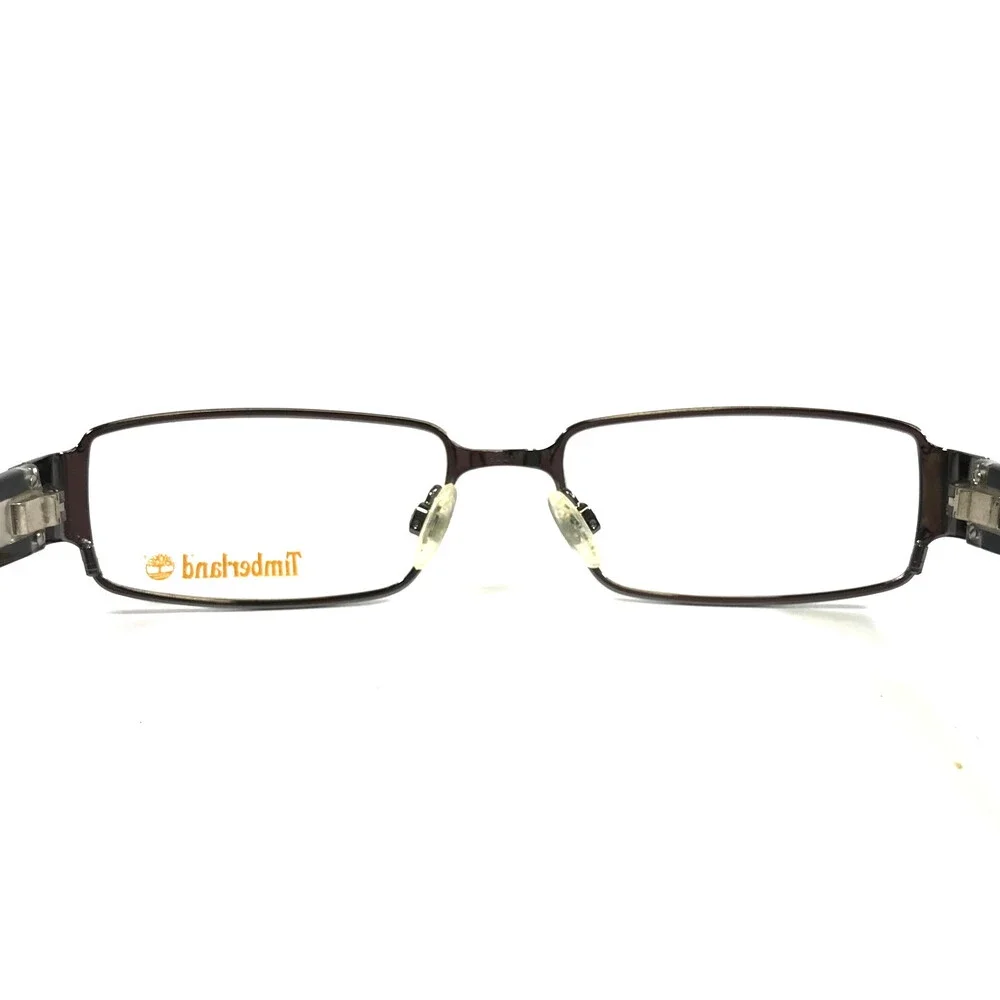 Timberland Eyeglasses Frames TB1035 Col. H41 Silver Black Rectangle 54-17-140